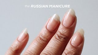 RUSSIAN MANICURE AT HOME  The DIY Dry Manicure [upl. by Yrellav]