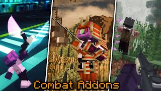 15 Minecraft PE AddonsMods with Incredible Combat [upl. by Pliam]