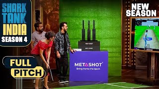 Meta Shot का bat इस्तेमाल करके Aman amp Vineeta ने खेला cricket  Shark Tank India S4  Full Pitch [upl. by Lednyk]