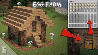 Minecraft Automatic Egg Farm Tutorial [upl. by Eanat]