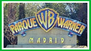 🎢 PARQUE WARNER Madrid  Warner Bros Park  ¡¡Todas las Atracciones ✅ España  Theme Park Spain [upl. by Yenor]