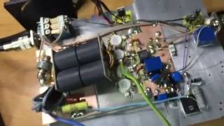 VRF2933 LDMOS 17KW HF linear amplifier built by YO6PMX [upl. by Suivatra]