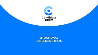 Situational Judgement Tests [upl. by Alicirp]