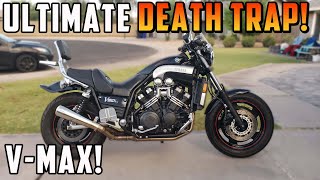 Its A Death Trap Finally Found a Yamaha VMax MONSTER MUSCLE CRUISER [upl. by Lower]