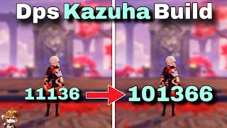 DPS Kazuha build  Genshin Impact [upl. by Selec]