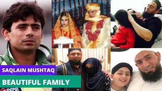 Saqlain Mushtaq with his Family [upl. by Buschi]