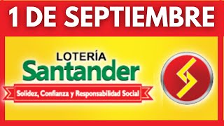 Resultado LOTERIA DE SANTANDER VIERNES 1 de SEPTIEMBRE de 2023 [upl. by Jerold]