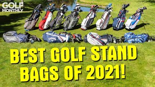 BEST GOLF STAND BAGS 2021  14 MODELS TESTED [upl. by Iarised51]