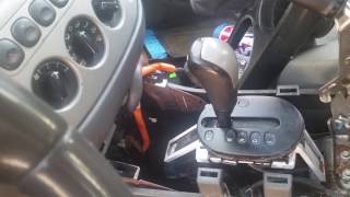 2007 ford escape mariner how to replace shift cable amp remove center console [upl. by Eitsyrk]