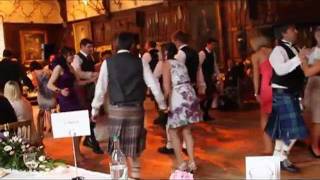 Traditional Ceilidh Dancing at a Scottish Wedding [upl. by Pavla611]