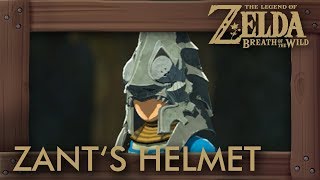 Zelda Breath of the Wild  Zants Helmet Location [upl. by Redmund]