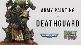 How to Paint DEATHGUARD for Warhammer 40k [upl. by Kincaid]