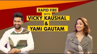 Vicky Kaushal Reveals Some Secrets In This Rapid Fire [upl. by Hannahsohs]