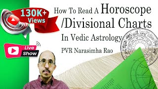 How to read a HoroscopeDivisional Charts in Vedic Astrology by PVR Narasimha Rao [upl. by Airretal]