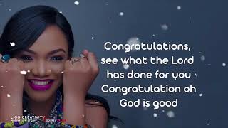 Ada Ehi ft Buchi Congratulations Lyrics Video360p [upl. by Animaj]