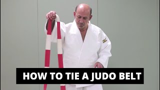 How to tie a Judo Belt [upl. by Langston]