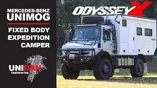 U5023 Unidan Odyssey X  Unimog Expedition Vehicle  UNIDAN ENGINEERING [upl. by Ajnat]