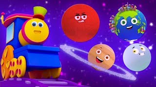 Planets Song  Learning Videos For Kids  Bob The Cartoons For Children [upl. by Orsini789]