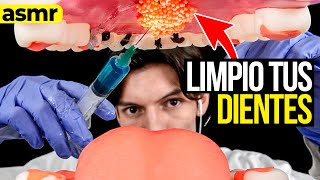 ASMR LIMPIEZA DE DIENTES Dentista asmr roleplay  ASMR Español  mol asmr [upl. by Lazes]