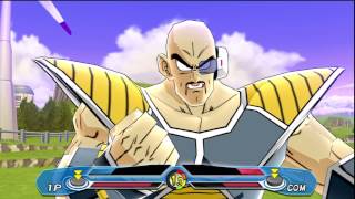 Nappa vs Tien Budokai 3 HD [upl. by Nylsaj]