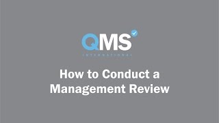 How to Conduct a Management Review [upl. by Tannenwald68]