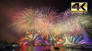 ⁽⁴ᴷ⁾ Fetes de Geneve 2018  Grand feu dartifice 2018  Sugyp  Big Fireworks  Feuerwerk [upl. by Ushijima]