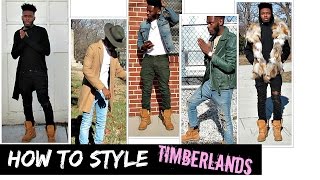 How to Style Timberland Boots  Outfit Ideas [upl. by Rtoip]