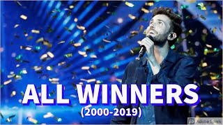 ALL WINNERS 20002019  Eurovision Song Contest [upl. by Lectra]