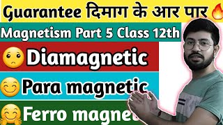 Magnetism04 Diamagnetism Paramagnetism amp Ferromagnetism material What is diamagnetic Paramagnetic [upl. by Assira]