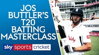 Jos Buttler T20 Batting Masterclass  The basics of being a world class batsman [upl. by Suirtimid]