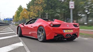 Ferrari 458 Spider with SLine Exhaust DJ LaFuente  SCREAMS Like an F1 car [upl. by Ludlow36]