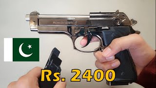 9mm Beretta Lighter Pistol In Pakistan  Cheap Price  Unboxing amp Review in UrduHindi [upl. by Snevets]