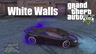 How To Get White Wall Tires In GTA V [upl. by Amorita]