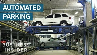 How Automated Parking Garages Work [upl. by Iveel]