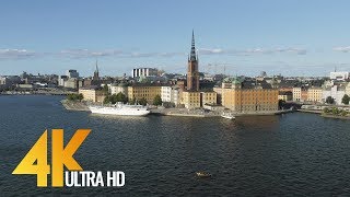 4K Stockholm Sweden  Cities of the World  Urban Life Documentary Film  Part 2 [upl. by Noach]