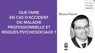 Que faire en cas daccident ou maladie professionnelle et risques psychosociaux par Bruno Fieschi [upl. by Karlise]