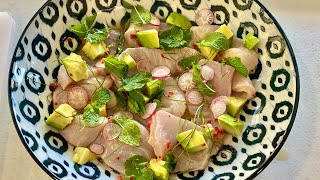 Deliciously Simple Kingfish Ceviche [upl. by Furey603]