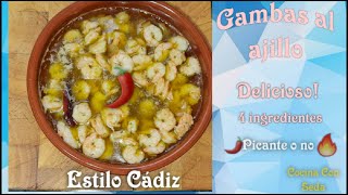 GAMBAS o LANGOSTINOS AL AJILLO CONGELADAS y FRESCAS 🍤🔥 [upl. by Destinee]