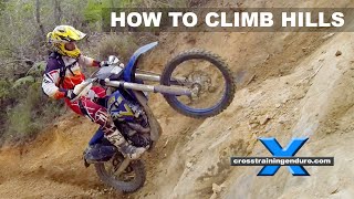 How to climb hills on dirt bikes ∣ Cross Training Enduro [upl. by Sunday]