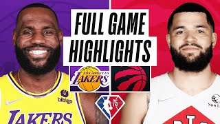 LAKERS at RAPTORS  FULL GAME HIGHLIGHTS  March 18 2022 [upl. by Alyk]