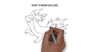 How to draw Quilava [upl. by Ayomat]