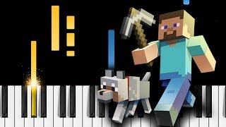 Minecraft Theme  Piano Tutorial [upl. by Hermione787]