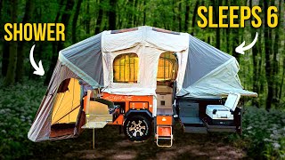 Camper Ready in 90 Seconds Not Your Grandmas Pop Up Trailer [upl. by Cartie803]