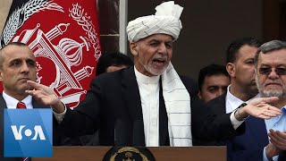 Blasts Heard at Ashraf Ghani Inauguration as Afghan President [upl. by Acinat766]