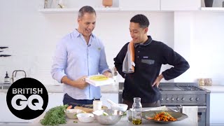 Ottolenghi and Loyle Carner cook delicious vegetarian dishes  British GQ [upl. by Eveline]