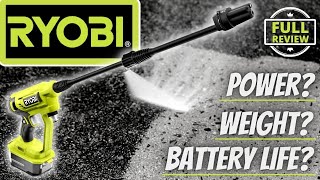 Ryobi 18v EZ CLEAN Cordless Power Cleaner Review  Battery Powered Pressure Washer  Car Detailing [upl. by Aremat402]