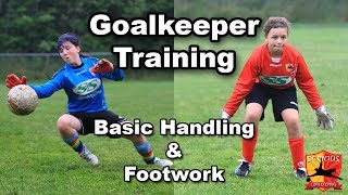 Goalkeeper Training  U10U12  SeriousGoalkeepingnet [upl. by Conall]