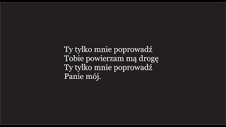 Ty tylko mnie poprowadź  podkład karaoke [upl. by Akinajnat]