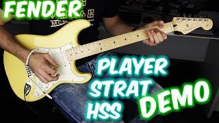 Fender Player Stratocaster HSS demo [upl. by Fredella]