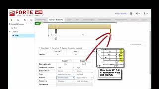 ForteWEB Training Spans and Supports [upl. by Tildy]